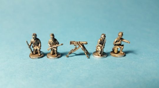 1914 german machine gun section