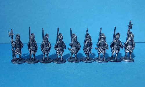 Grenadiers in bearskin caps