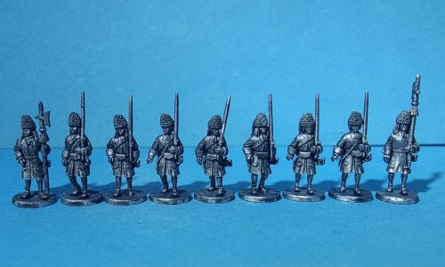 Grenadiers in bearskin caps