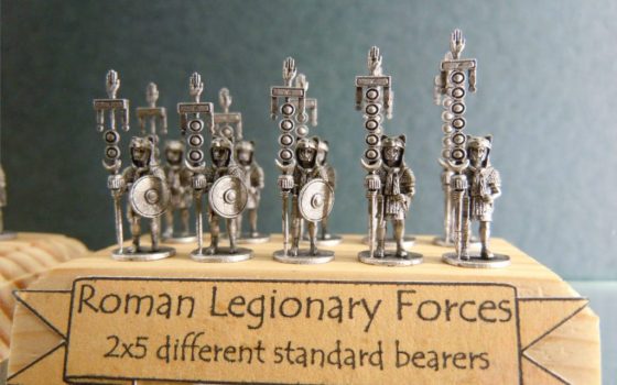 Legionary infantry standard bearers